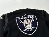 CHALK LINE NFL RAIDERS Varsity Jacket XL Black