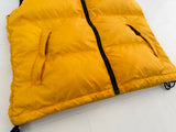 90s The North Face Puffer Nuptse Vest L Yellow