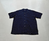 90s Polo RalphLauren PolkaDot Loop Rayon Shirt L