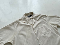 90s Polo Ralph Lauren CALDWELL Loop Shirt L Off White