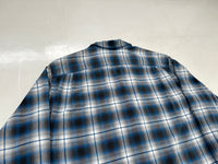 POLO SPORT Shadow Plaid Cotton Loop Shirt XL Blue