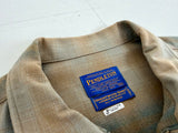 90s Pendleton Shadow Zip Plaid Jacket XXL LightBrown