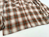 90s Pendleton ShadowPlaid Board Shirt XL Brown