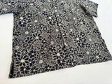 90s Polo Ralph Lauren CLAYTON Black Flower S/S Shirt XL