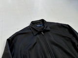 90s Polo Ralph Lauren Leather Jacket L Black
