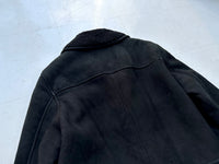 80s Polo Ralph Lauren Mouton Coat M Black