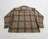 90s Pendleton Shadow Zip Plaid Jacket XXL LightBrown
