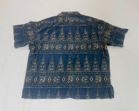 90s Polo Ralph Lauren CLAYTON Triangle Paisley Loop Shirt XXL