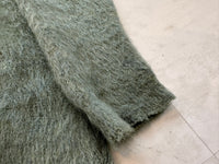 60s Julliard Mohair Cardigan L MossGreen
