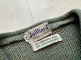 60s Julliard Mohair Cardigan L MossGreen
