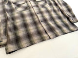 90s Pendleton Shadow Plaid Board Shirt L Ivory