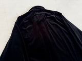 90s Polo Ralph Lauren LOWELL SPORT Velour L/S Shirt M Black