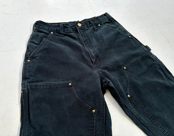 Carhartt Double Knee Pants 31x34 Black N15