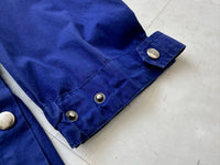 90s Polo Ralph Lauren Hooded Cotton Coat S RoyalBlue