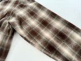 90s Pendleton Shadow Plaid Board Shirt L Shirt Brown&Khaki