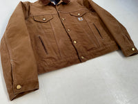 90s Carhartt Trucker Jacket 46 Brown