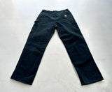 Carhartt Double Knee Pants 36x32 Black N16