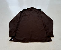 90s Polo Ralph Lauren Rayon Loop Shirt M DeepBrown