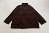 90s Polo Ralph Lauren Leather Field Coat XL