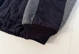 90s Eddie Bauer Fleece&Nylon Fishing Jacket L Black