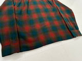 60s DutchMaid Shadow Plaid Loop Wool Shirt L Multi