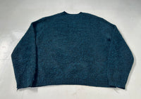 60s Brian Mac Nail Mohair Sweater L Blue&Black