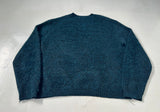60s Brian Mac Nail Mohair Sweater L Blue&Black