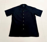 90s Polo Ralph Lauren CALDWELL S/S shirt M Black