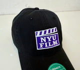 New NYU FILM 6Panel Cap Black