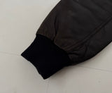 90s Polo Ralph Lauren Leather Bomber Jacket M