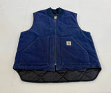 90s Carhartt Duck Vest XL Blue VQ182