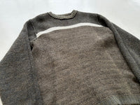 60s NATELSON BROTHERS CrewNeck Mohair Knit M Khaki