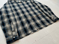 90s POLO Sport Rayon Shadow Plaid Loop Shirt L