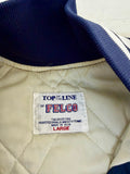90s FELCO NY Yankees Varsity Jacket L Navy