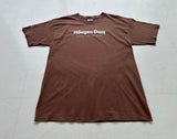 Used Haagen Dazs Chocolate T-shirt L Brown