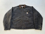 90s Carhartt Detroit Jacket 50 Tall Black