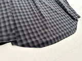 90s Polo Ralph Lauren BLAKE ShadowPlaid L/S Shirt XL Black&Gray