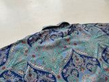 90s Polo Ralph Lauren Paisley Polo Shirt XL Turquoise