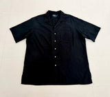 90s Polo Ralph Lauren CALDWELL Loop Shirt XL Black