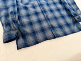 90s Pendleton Shadow Plaid Board Shirt M Blue