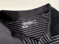 Used NIKE DRI-FIT Border Polo Shirt XXL Black&White