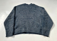 60s The Shaq Line Mohair Sweater L Navy