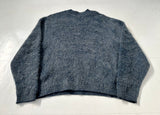 60s The Shaq Line Mohair Sweater L Navy