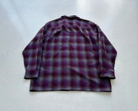 90s Pendleton Shadow Plaid Board Shirt XL Purple&Gray