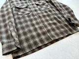90s Pendleton ShadowPlaid Board Shirt L Khaki