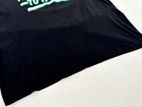 80s Message T-shirt XL Black