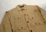 80s Polo Ralph Lauren Duck Fishing Jacket L Brown