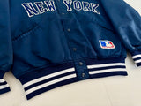 90s FELCO NY Yankees Varsity Jacket L Navy