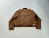 90s Carhartt Trucker Jacket 46 Brown
