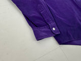 90s Polo Ralph Lauren Corduroy L/S Shirt XL DeepPurple